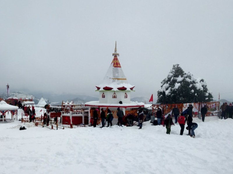 Kalinka Temple in Snow