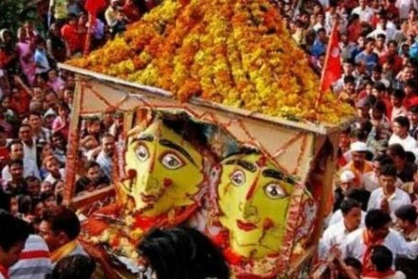 Grand procession of Kumaon's Kul Devi Maa Nanda